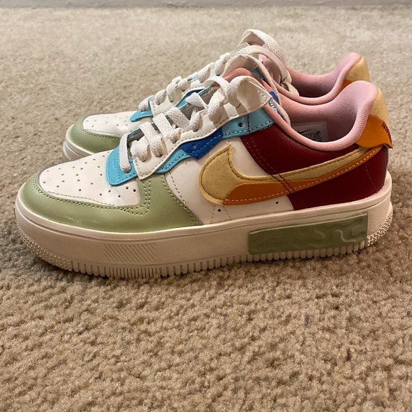 half size down air force 1